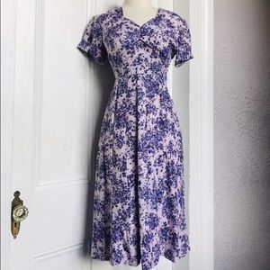 1940’s/1950’s True Vintage Dress Floral Print